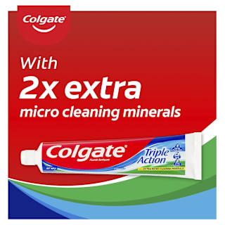 Colgate Triple Action Cavity Protection Fluoride Toothpaste Original Mint