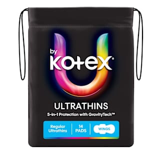 U By Kotex Ultrathin Pads Regular With Wings