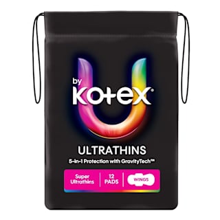 U By Kotex Super Ultrathins With Wings