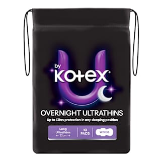 U By Kotex Overnight Ultrathins Regular