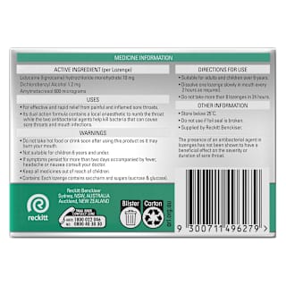 Strepsils Plus Anaesthetic Lozenges