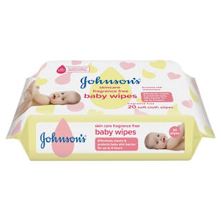 Johnson's Baby Skincare Wipes Fragrance Free