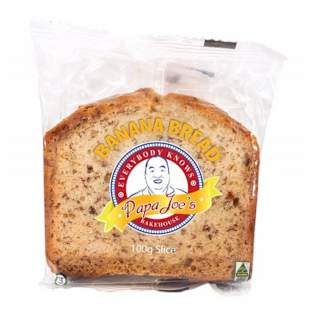 Papa Joe's Banana Bread Slice