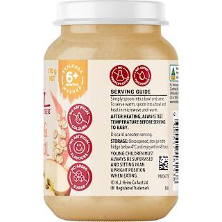 Heinz 6 Months Apple & Oatmeal