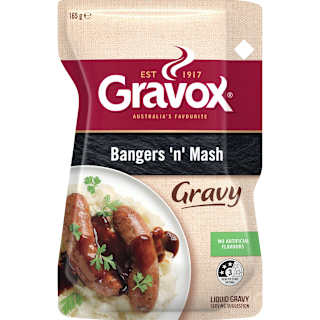 Gravox Bangers & Mash Liquid Gravy Pouch