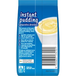 Cottee's Instant Vanilla Pudding