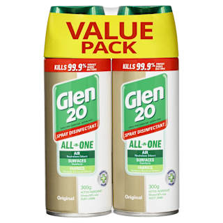Glen 20 Spray Disinfectant All-In-One Original Value Pack
