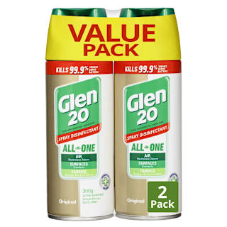 Glen 20 Spray Disinfectant All-In-One Original Value Pack