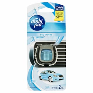Ambi Pur Mini Clip Car Air Freshener Sky Breeze