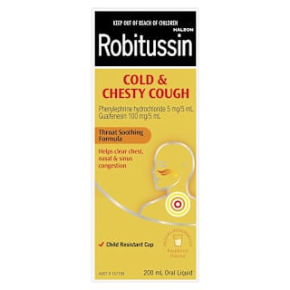 Robitussin Cold & Chesty Cough, Cough Liquid
