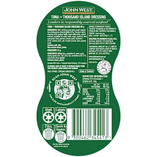 John West Lunch Kit Tuna Thousand Island Dressing