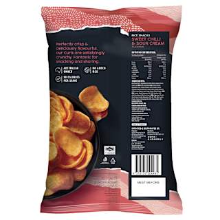 Fantastic Delites Curls Rice Snacks Sweet Chilli & Sour Cream