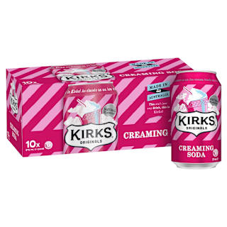 Kirks Creaming Soda Multipack Cans Soft Drink 