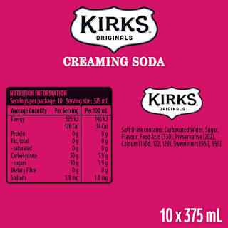 Kirks Creaming Soda Multipack Cans Soft Drink 