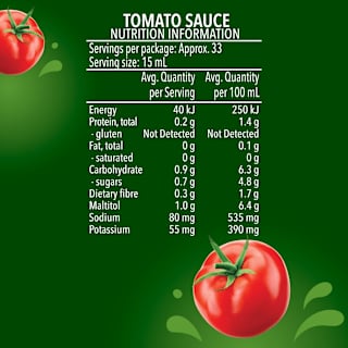 Fountain Tomato Sauce Reduced Sugar