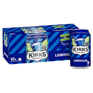 Kirks Flavours Soft Drink Lemonade Cans