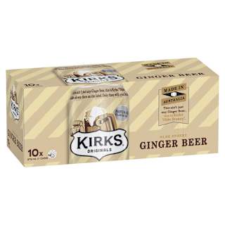Kirks Originals Olde Stoney Ginger Beer Multipack Cans Soft Drink 