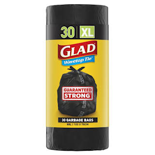 Glad Wavetop Garbage Bag 80 Litres