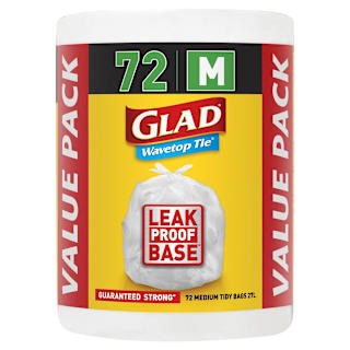 Glad Kitchen Tidy Wavetop Roll Medium
