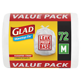 Glad Kitchen Tidy Wavetop Roll Medium