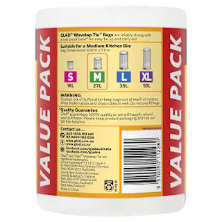Glad Kitchen Tidy Wavetop Roll Medium