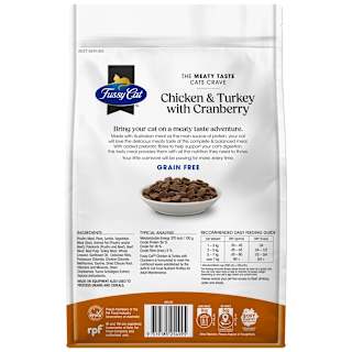 V.I.P. Fussy Cat Grain Free Chicken & Turkey With Cranberries