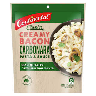 Continental Pasta & Sauce Creamy Bacon Carbonara