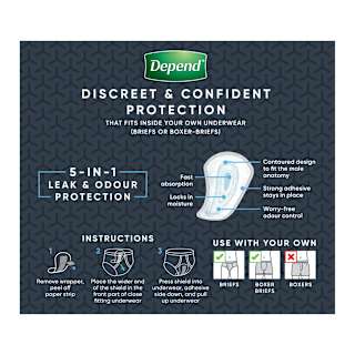 Depend Adult Care Shields For Men