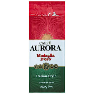 Caffe Aurora Ground Coffee Italian Style