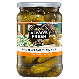 Always Fresh Cucumbers Sweet & Sour