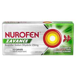 Nurofen Zavance Fast Pain Relief Caplets 256mg Ibuprofen