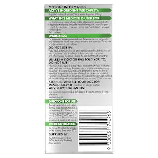 Nurofen Zavance Fast Pain Relief Caplets 256mg Ibuprofen