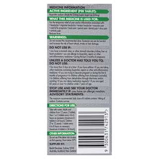 Nurofen Zavance Ibuprofen Pain Relief
