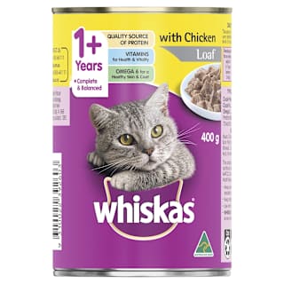 Whiskas Adult Wet Cat Food Chicken Loaf