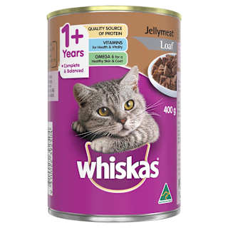 Whiskas Adult Wet Cat Food Jellymeat Loaf Can