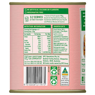 SPC Peaches Halved in Juice