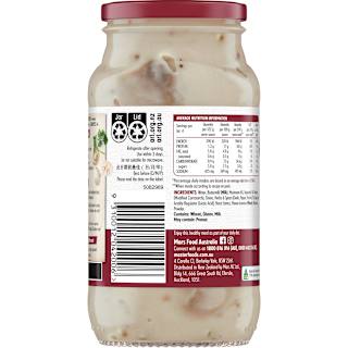 MasterFoods Creamy Chicken & Mushroom Cooking Sauce