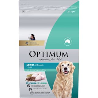 Optimum Dry Dog Food With Chicken, Vegetables & Rice