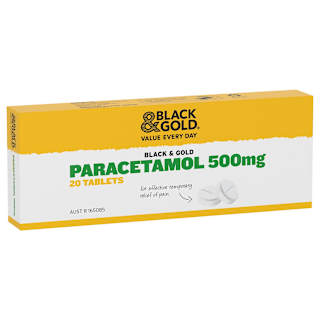 Black & Gold Paracetamol