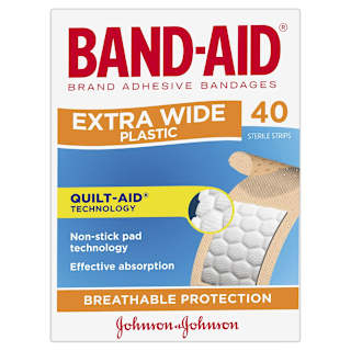 Band-Aid Plaster Strips Extra Wide