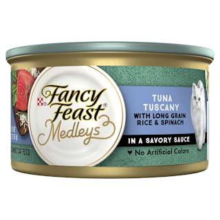 Fancy Feast Adult Medleys Tuna Tuscany With Long Grain Rice & Garden Greens In A Savory Sauce Wet Cat Food