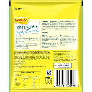 Tandaco Coating Mix For Lightly Seasoned Fish