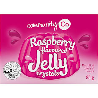 Community Co Raspberry Flavoured Jelly Crystals