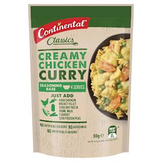 Continental Recipe Base Creamy Chicken Curry