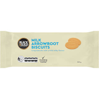 Black & Gold Milk Arrowroot