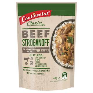Continental Recipe Base Beef Stroganoff