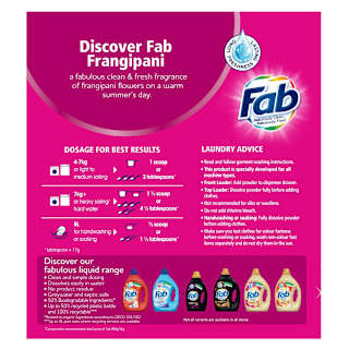 Fab Fresh Frangipani Laundry Powder Detergent