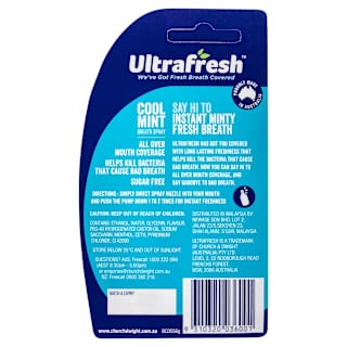 Ultrafresh Breath Fresheners Cool Mint Spray