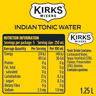 Kirks Indian Tonic Water Bottle