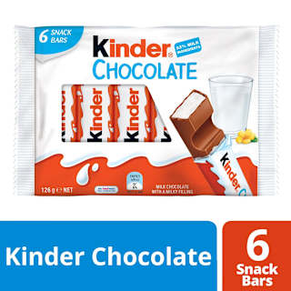 Kinder Chocolate 6 Snack Bar Pack